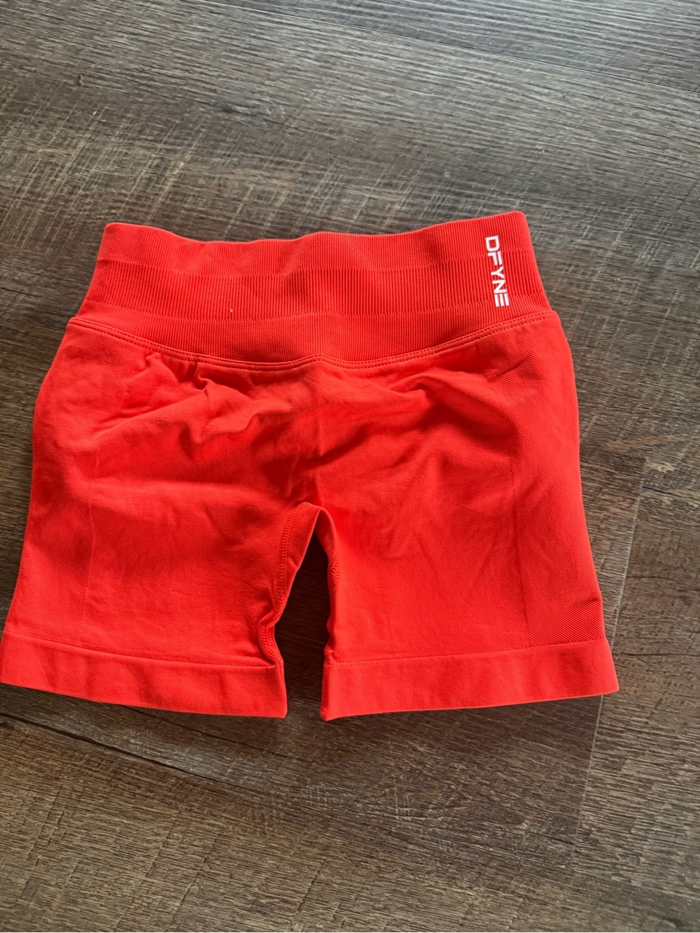 Dfyne Chili Red Women's Seamless Bike Shorts - NEW